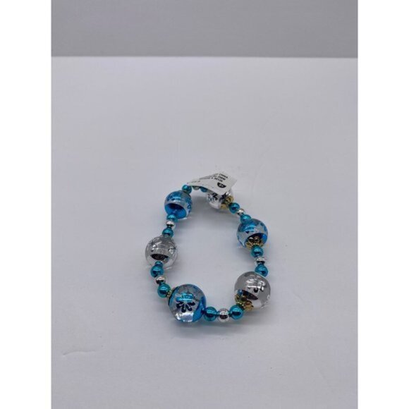 Christmas Ornament Snow Flakes Bracelet - Picture 1 of 9